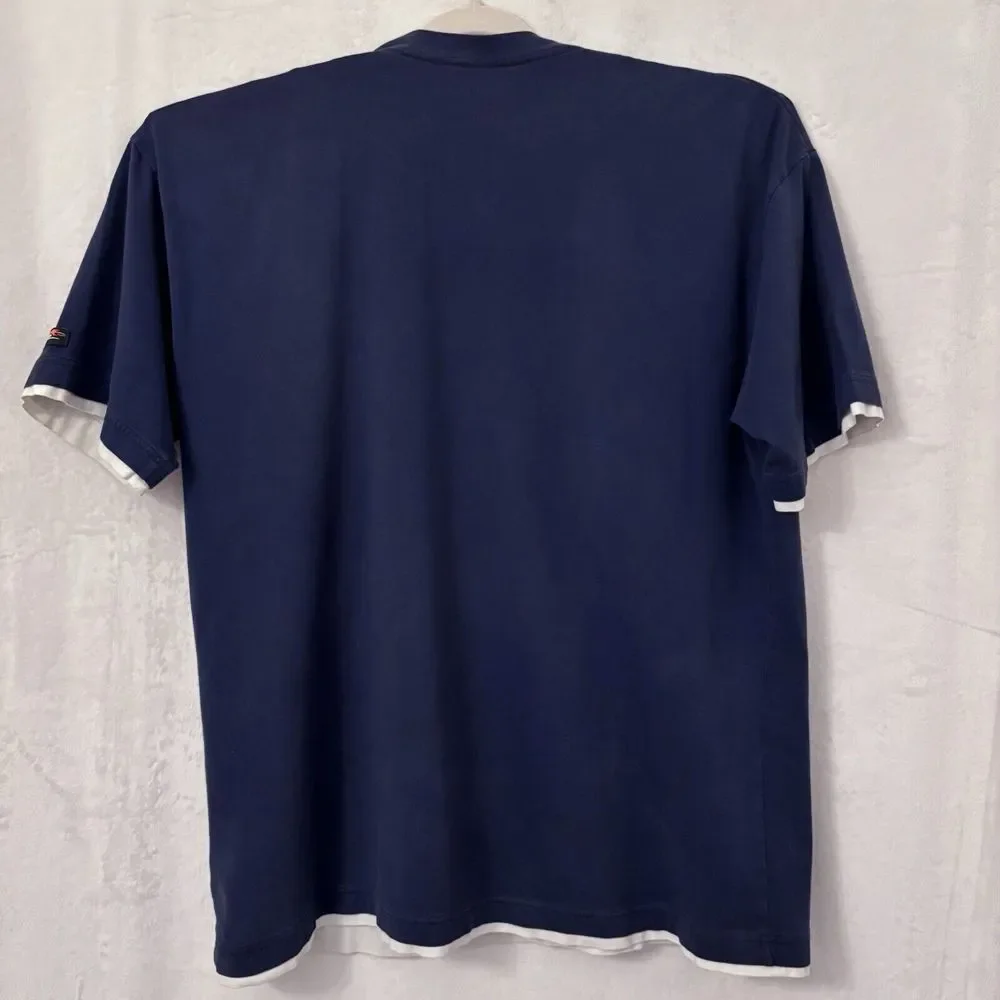 Dale Earnhardt Jr‎ Shirt Mens XL Blue Adidas NASCAR #88 100% Cotton Ringer